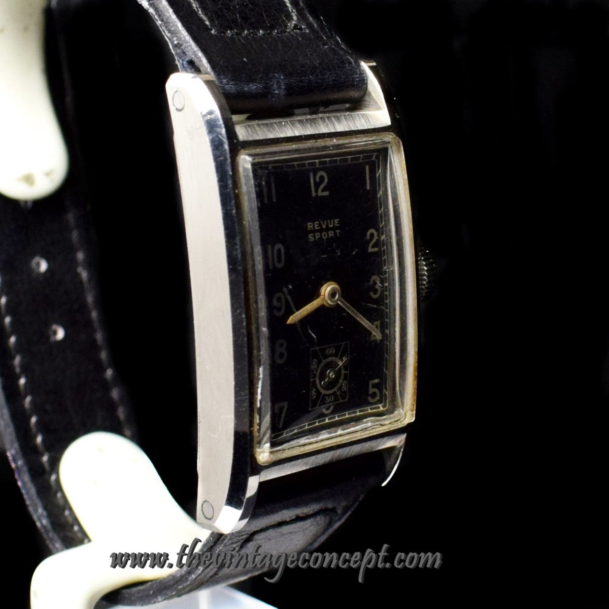 Revue Sport NOS Rectangular Sub Second Dial