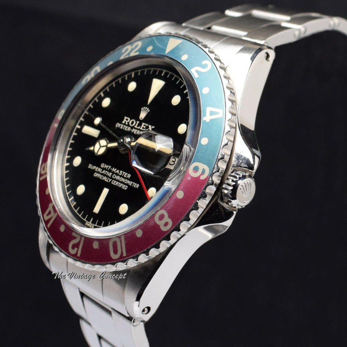 Rolex GMT-Master PCG Chapter Ring Gilt Dial 1675 w/ Service Papers (SOLD)