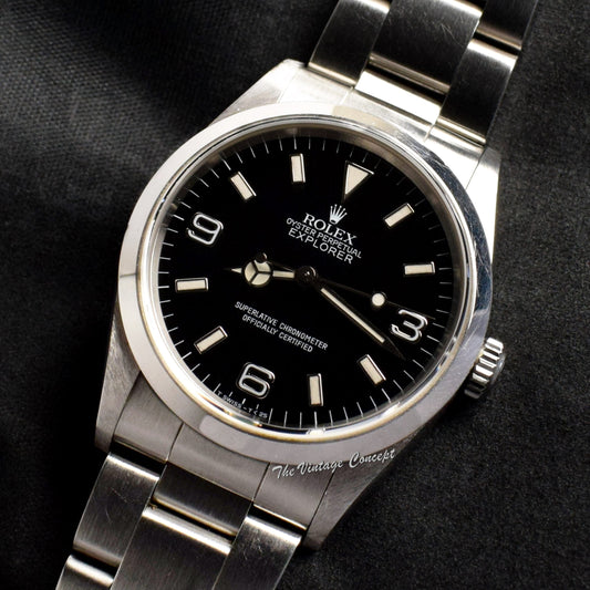 Rolex Explorer Unpolished Case 14270 w/ Original Paper (SOLD)