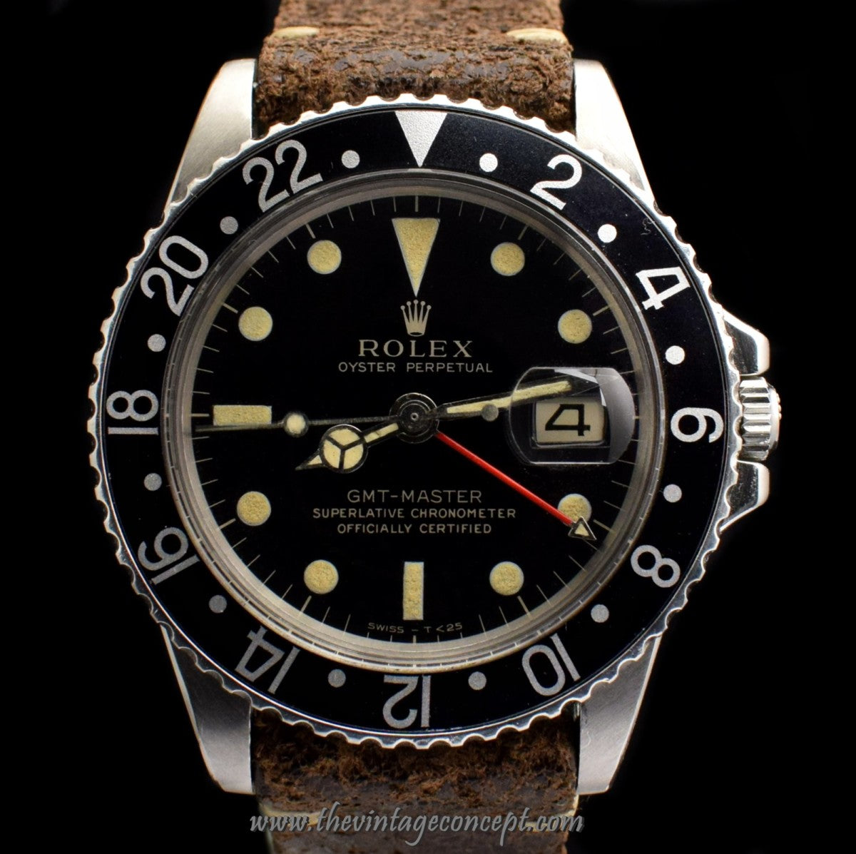 Rolex GMT-Master Gilt Dial 1675 w/ Two Inserts (SOLD)