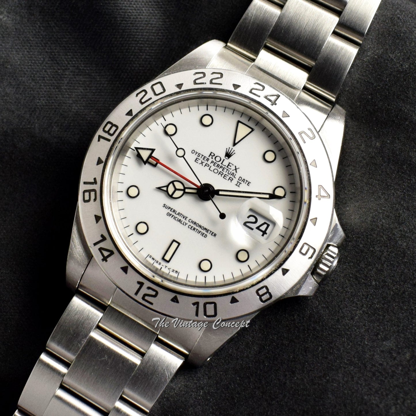 Rolex Explorer II White Dial 16570 w/ Original Paper (SOLD)