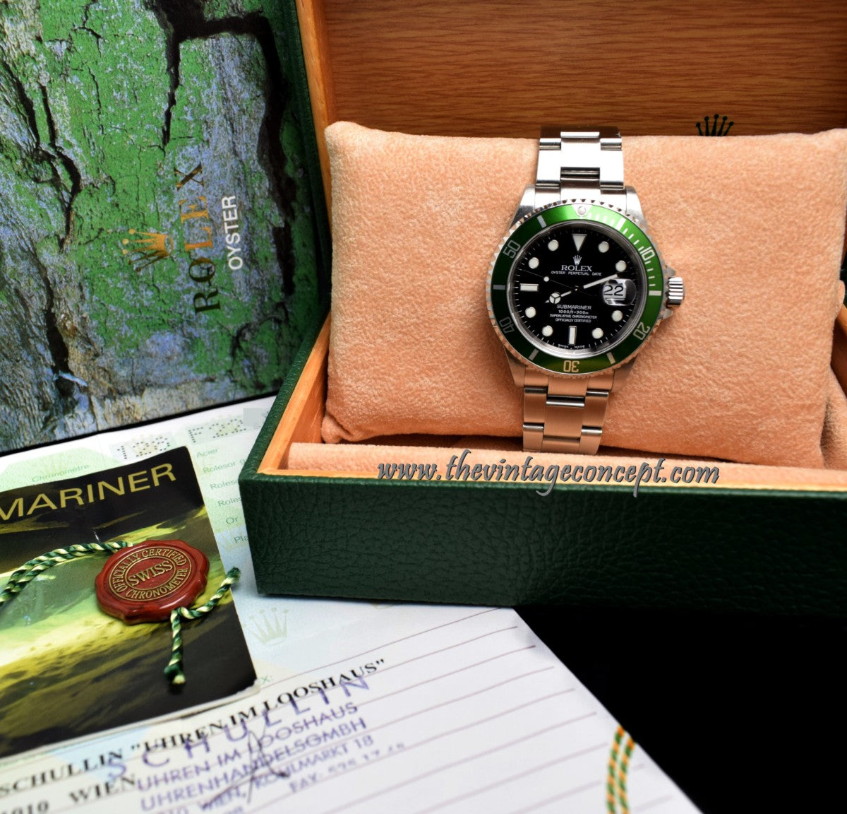 Rolex Submariner 50th Anniversary “Flat 4” 16610LV (Box Set) (SOLD)