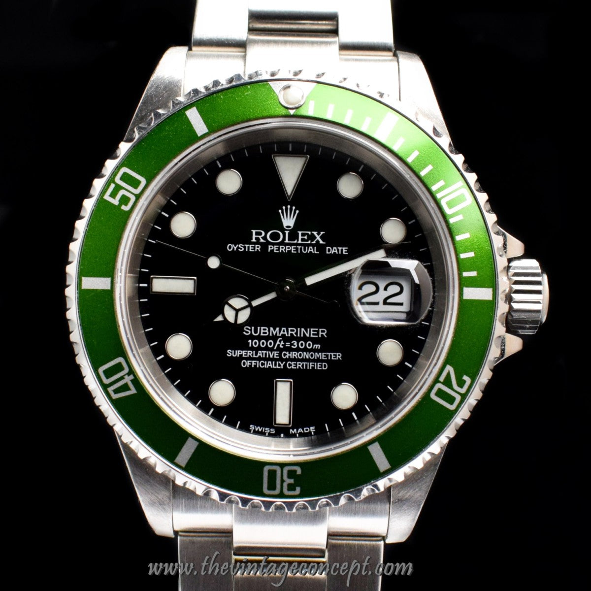 Rolex Submariner 50th Anniversary “Flat 4” 16610LV (Box Set) (SOLD)