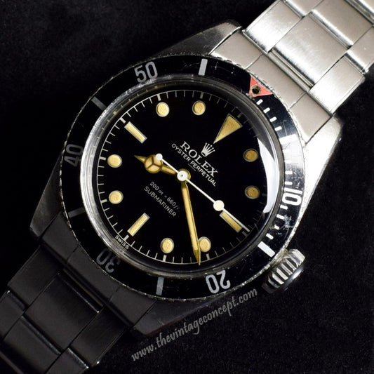 Rolex Submariner Big Crown Underline Gilt Dial 6538 (SOLD)