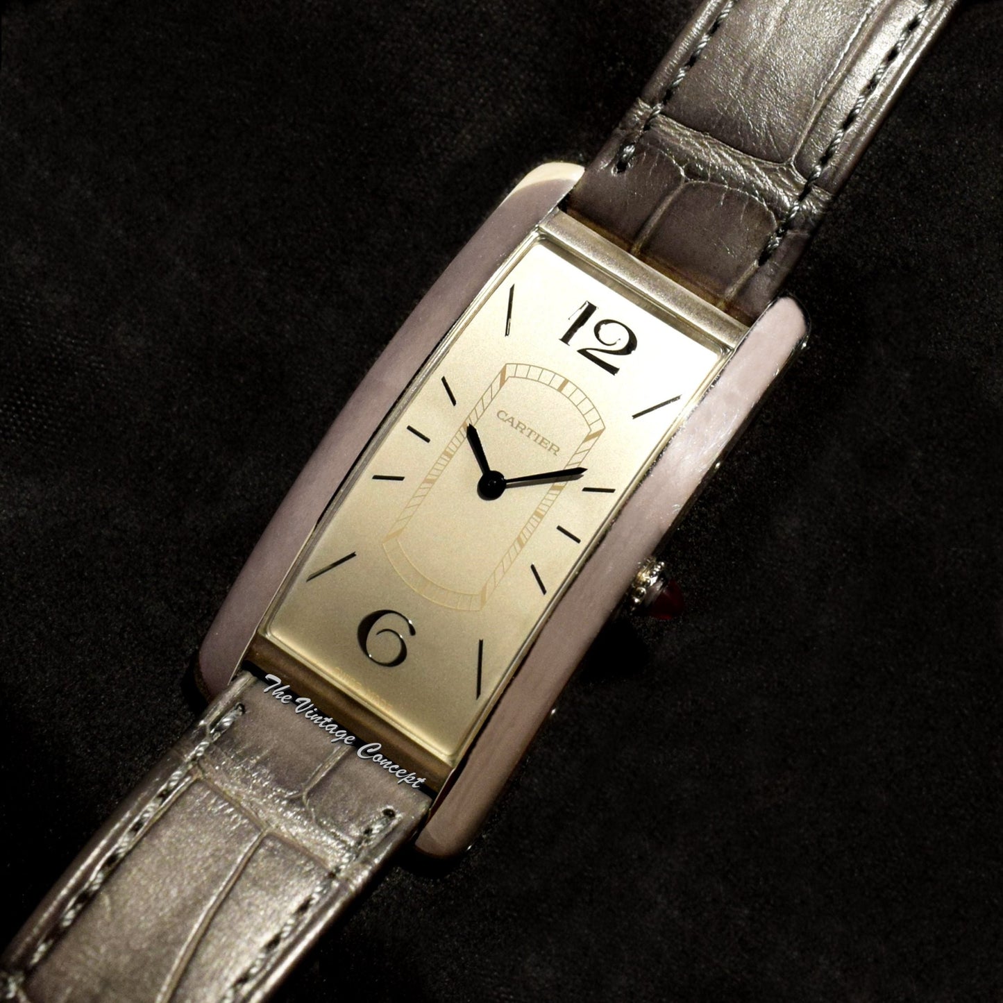 Cartier Platinum Tank Cintree Limited Edition WGTA0027 4124 (Full Set) (SOLD)