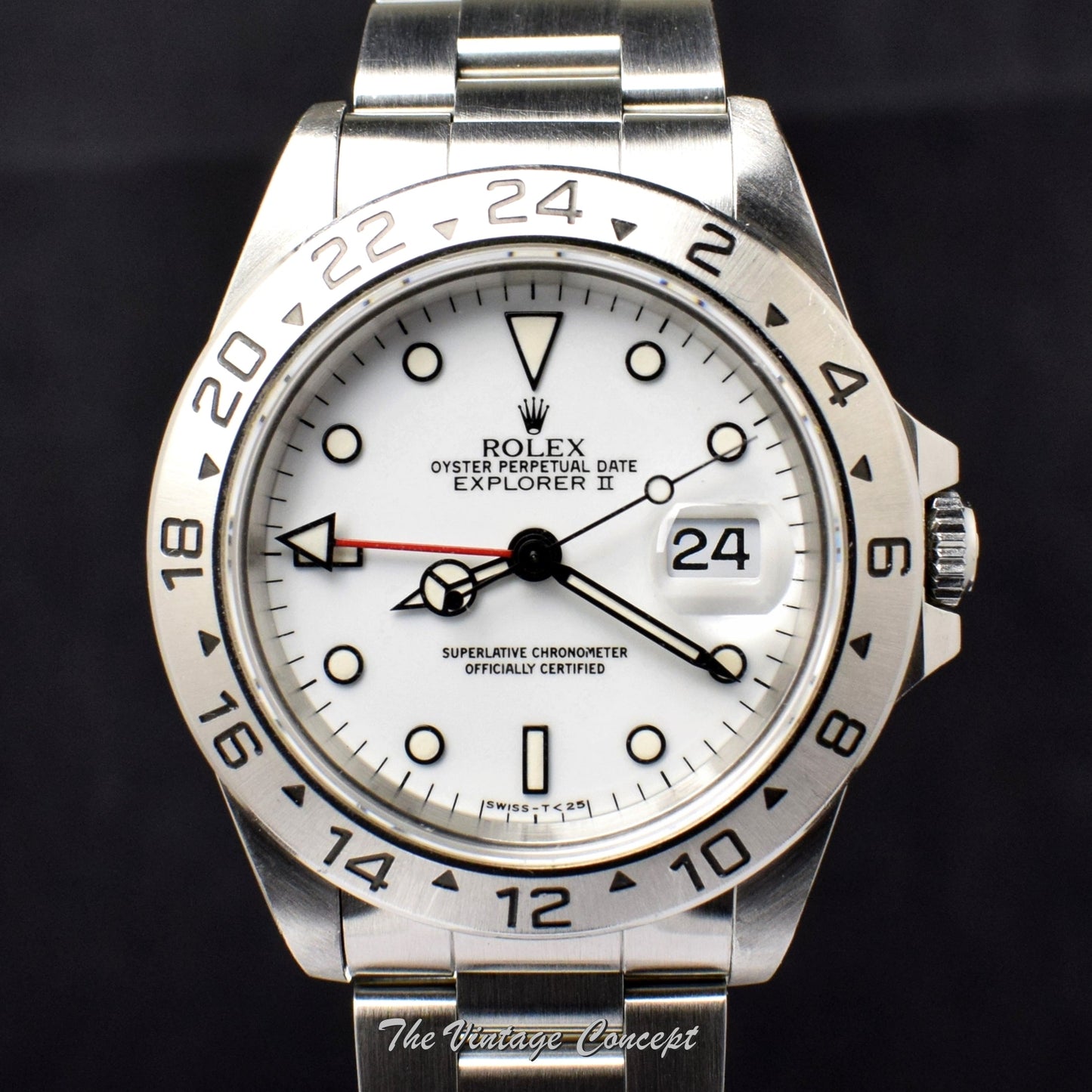 Rolex Explorer II White Dial 16570 w/ Original Paper (SOLD)