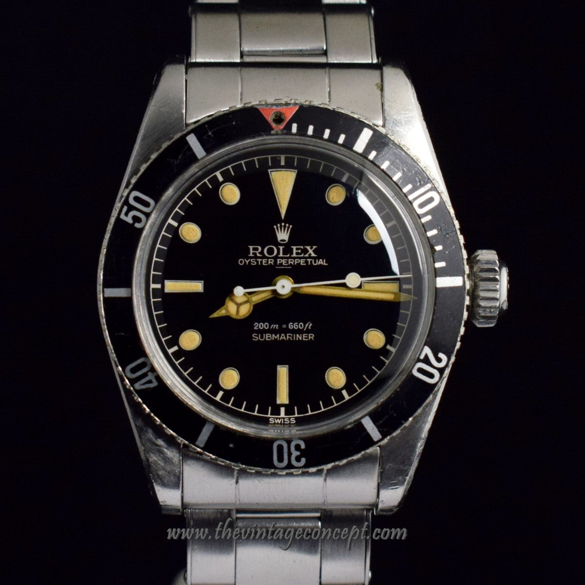 Rolex Submariner Big Crown Underline Gilt Dial 6538 (SOLD)