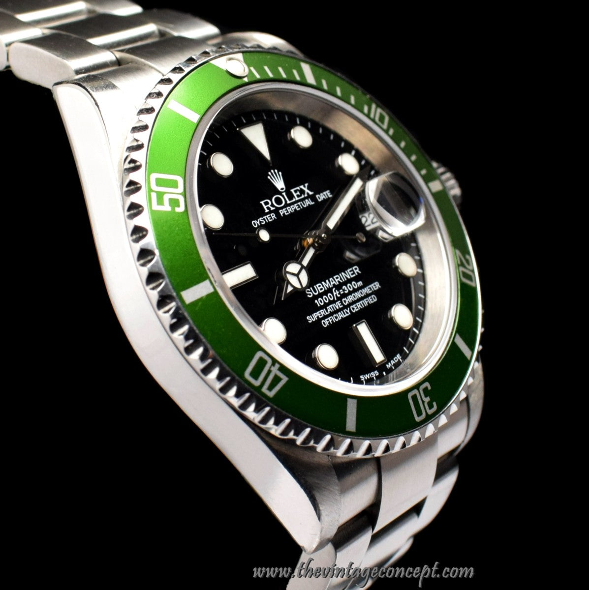 Rolex Submariner 50th Anniversary “Flat 4” 16610LV (Box Set) (SOLD)