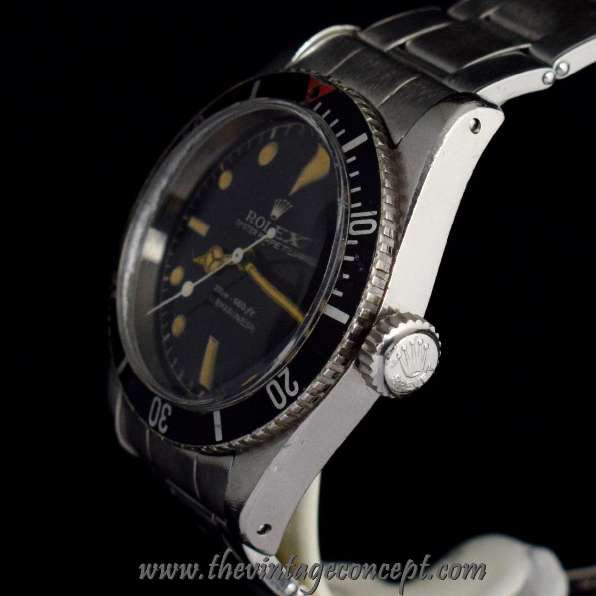 Rolex Submariner Big Crown Underline Gilt Dial 6538 (SOLD)