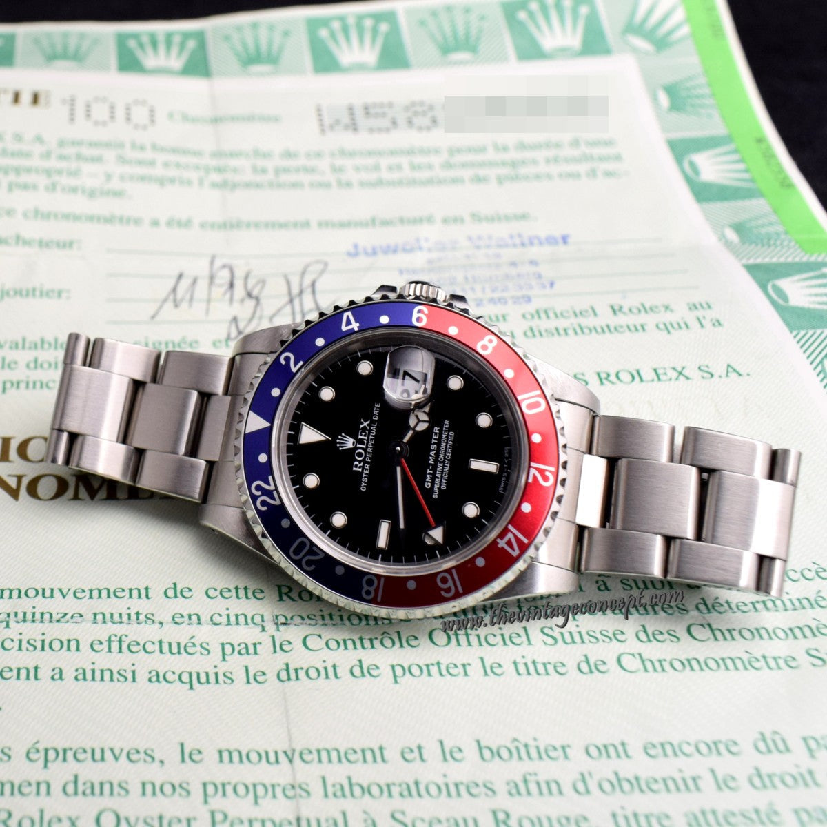 Rolex GMT-Master Pepsi 16700 w/ Original Paper (SOLD)