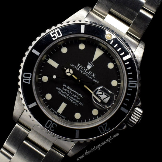 Rolex Submariner Matte Dial 16800 (Box Set) (SOLD)