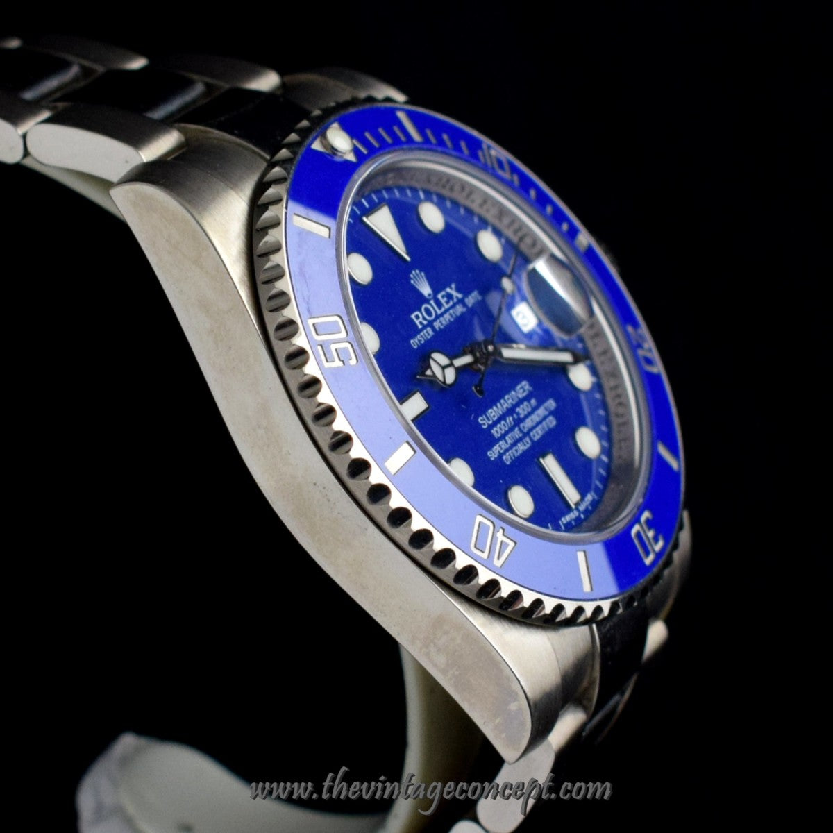 Rolex Submariner White Gold Blue Dial 116619LB w/ Card & Tag (SOLD)