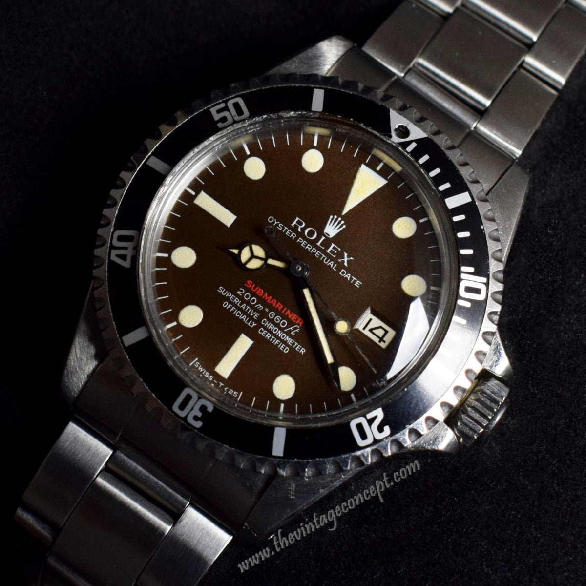 Rolex Tropical Submariner Single Red MK II 1680 (SOLD)