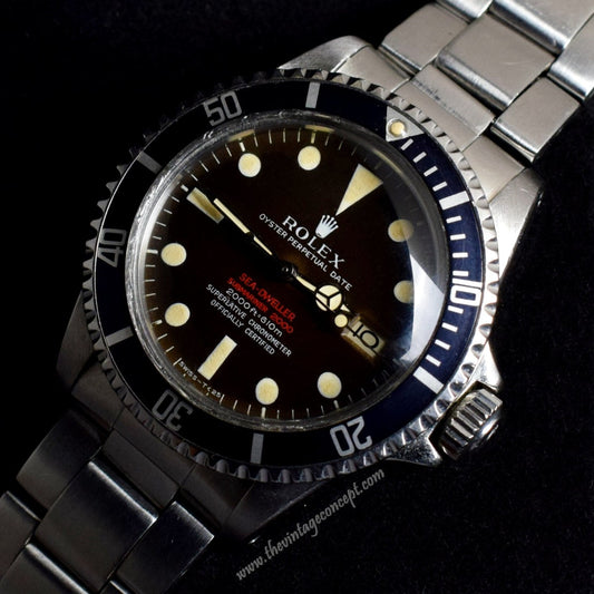 Rolex Double Red Sea-Dweller Tropical Dial 1665 (SOLD)