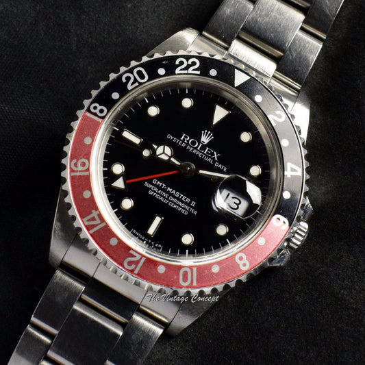 Rolex GMT-Master II Coke Unpolished Case 16710 (SOLD)