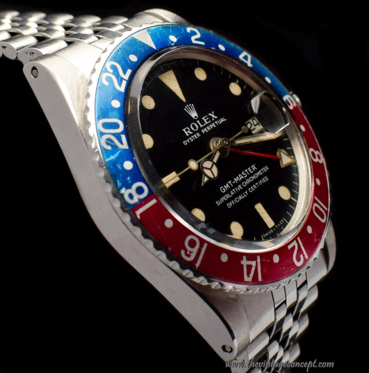 Rolex GMT Master Matte Dial 1675 with Service Paper (SOLD)