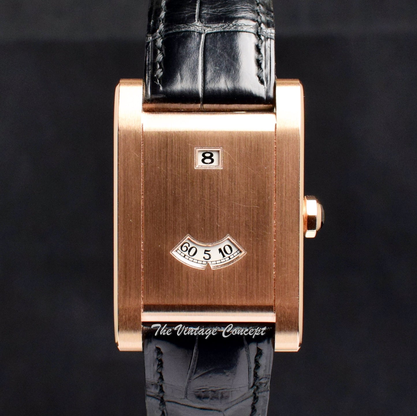 Cartier 18K RG Tank Jumping Hours Limited Edition (Full Set) (SOLD)