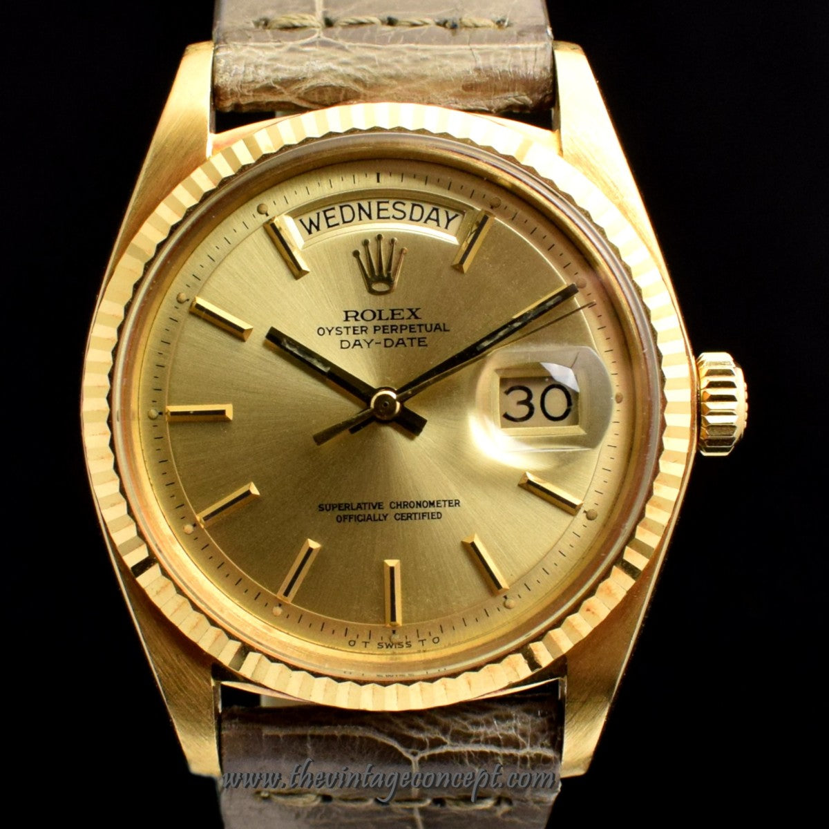 Rolex Day-Date 18K Yellow Gold Champagne Dial 1803 (SOLD)