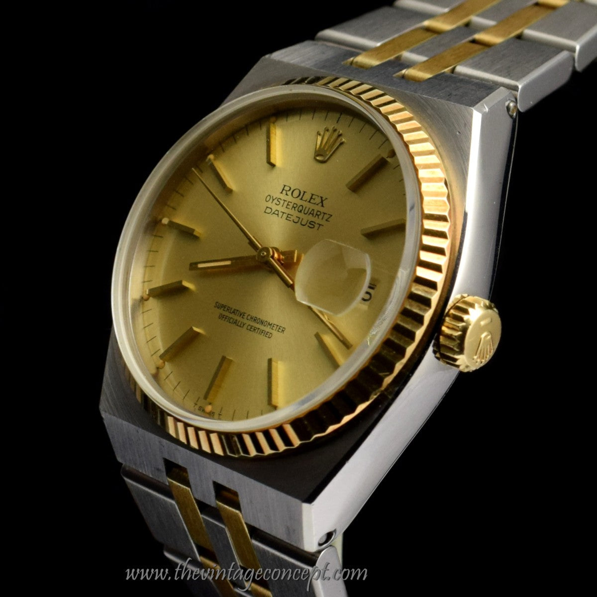 Rolex Datejust Two-Tones Oysterquartz 17013 w/ Original Paper (SOLD)