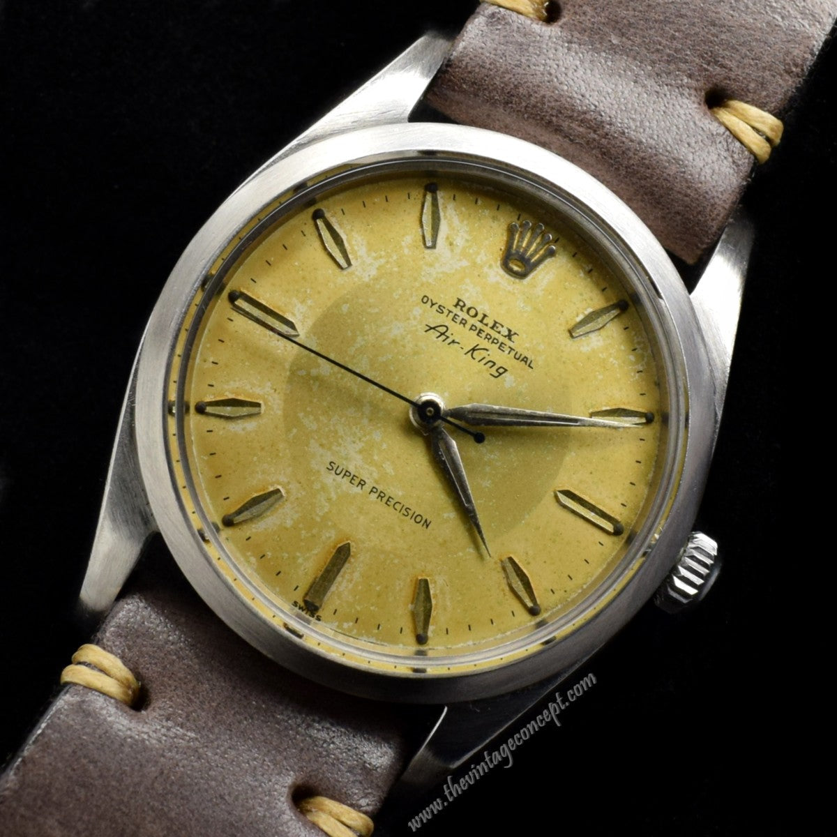 Rolex Air-King Gold Dial 5504 w/ Original Paper (SOLD)