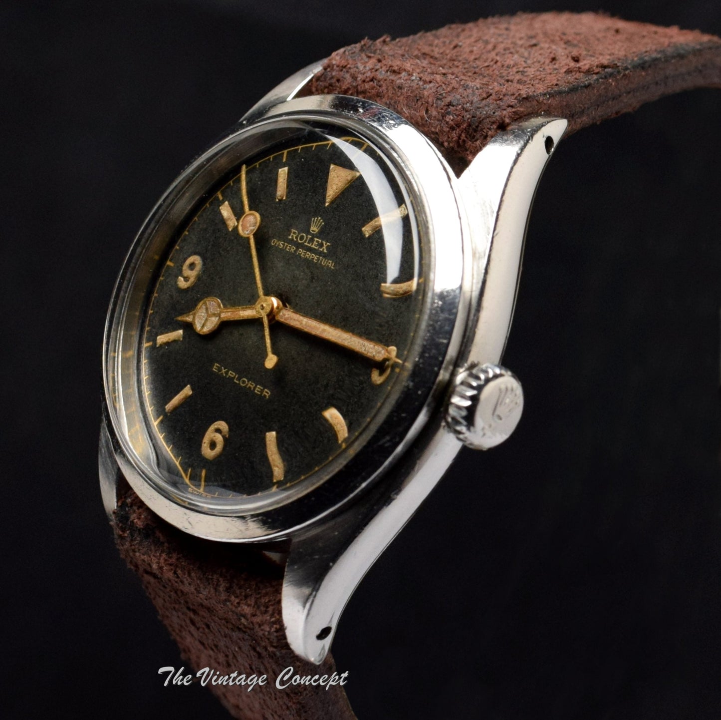 Rolex Explorer Chapter Ring Gilt Dial 6150 (SOLD)