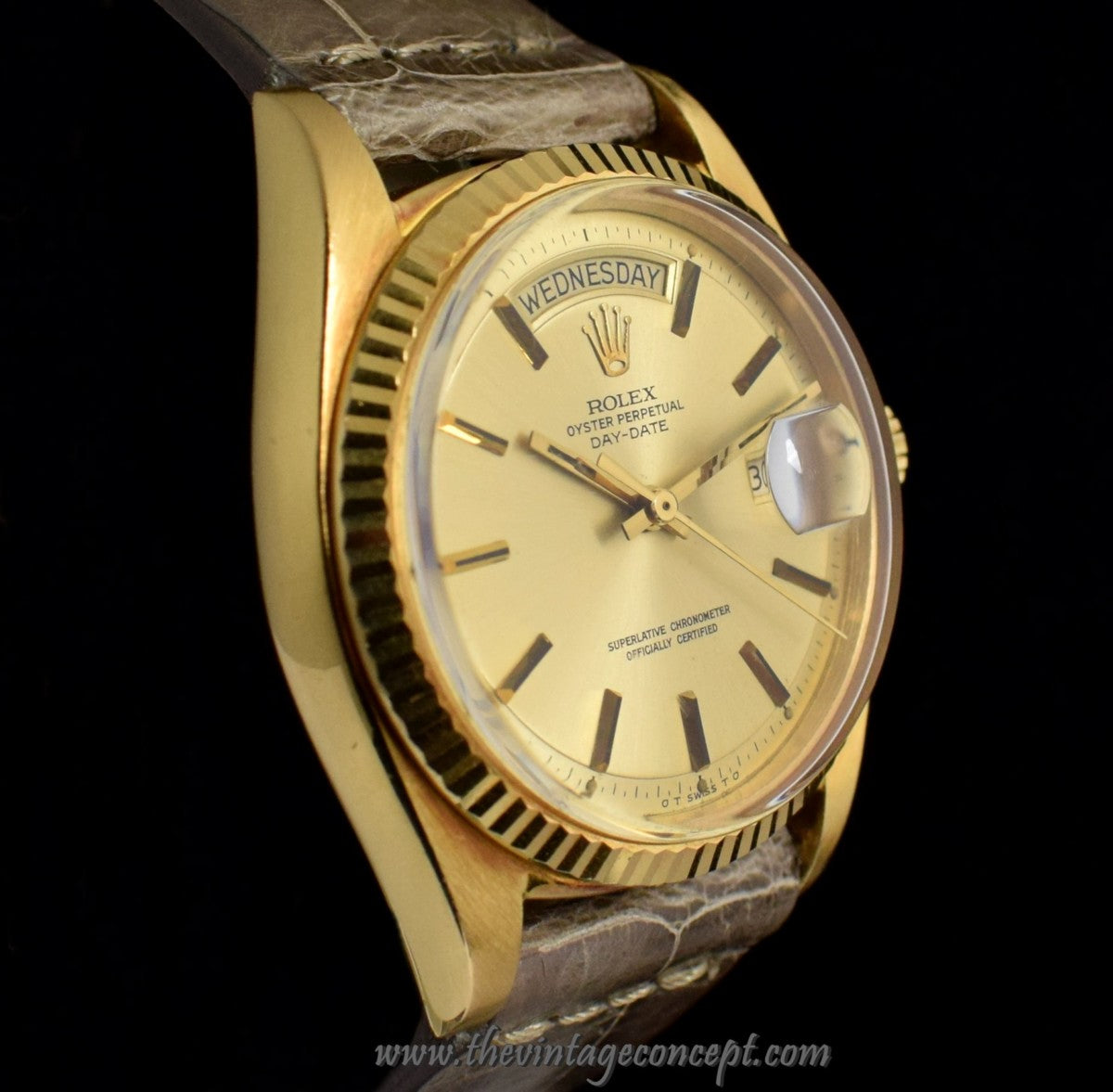 Rolex Day-Date 18K Yellow Gold Champagne Dial 1803 (SOLD)