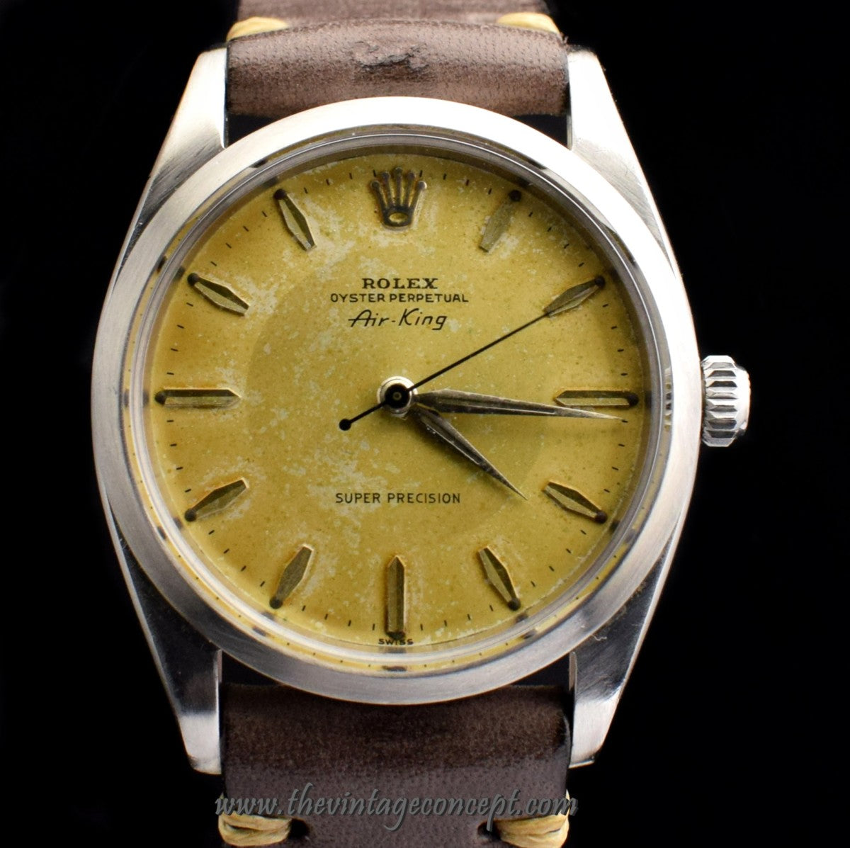 Rolex Air-King Gold Dial 5504 w/ Original Paper (SOLD)