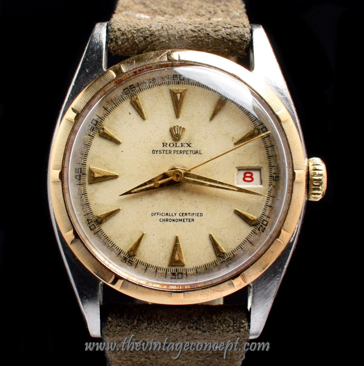 Rolex Big Bubbleback Two-Tones Creamy Dial 6075 ( SOLD )