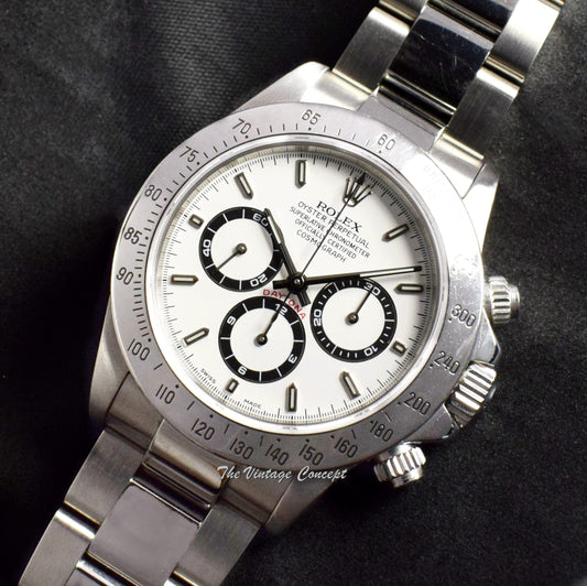 Rolex Daytona White Dial "P Series" 16520 w/ Service Paper (SOLD)