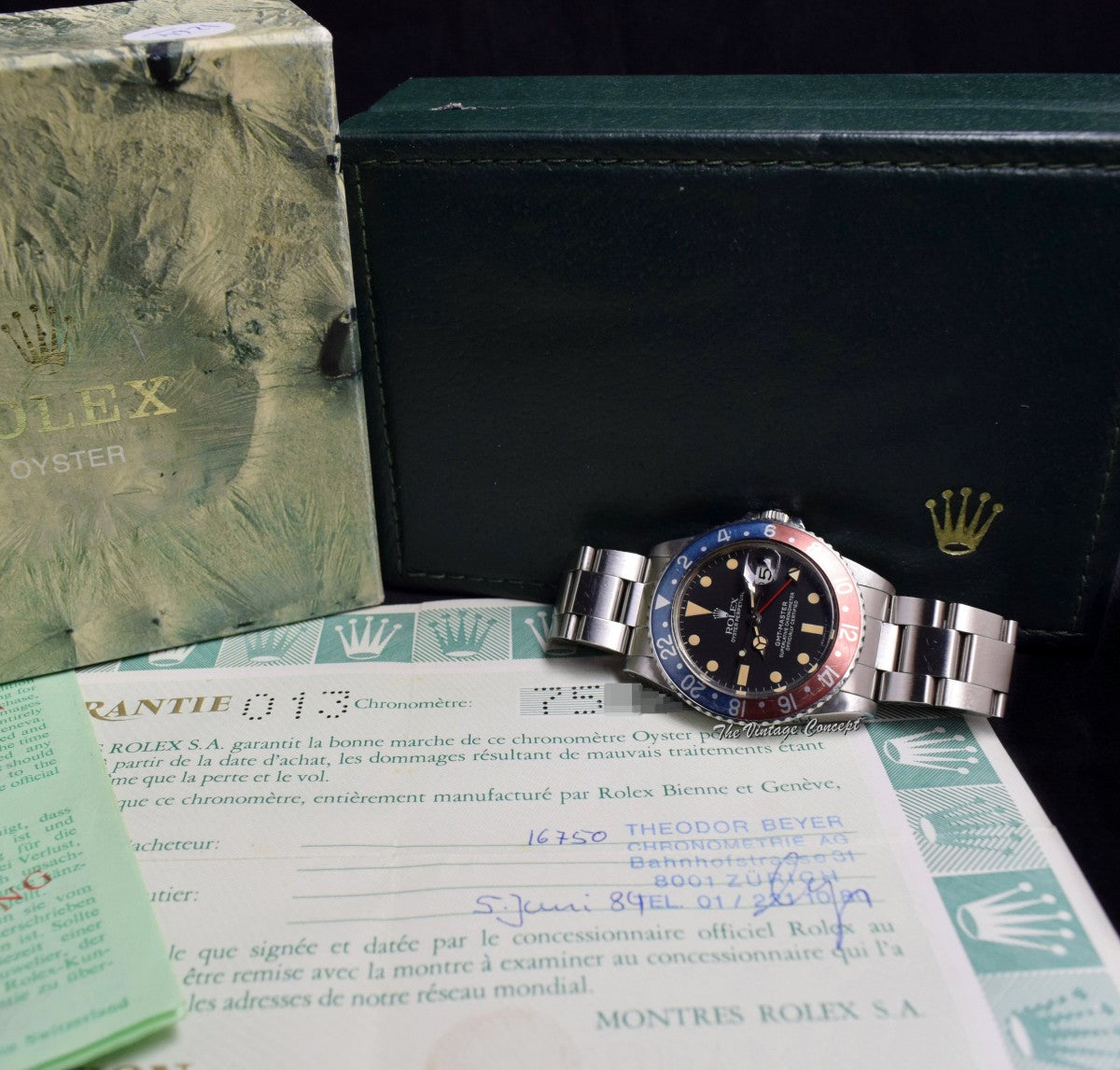 Rolex GMT-Master Matte Dial 16750 (Box Set) (SOLD)