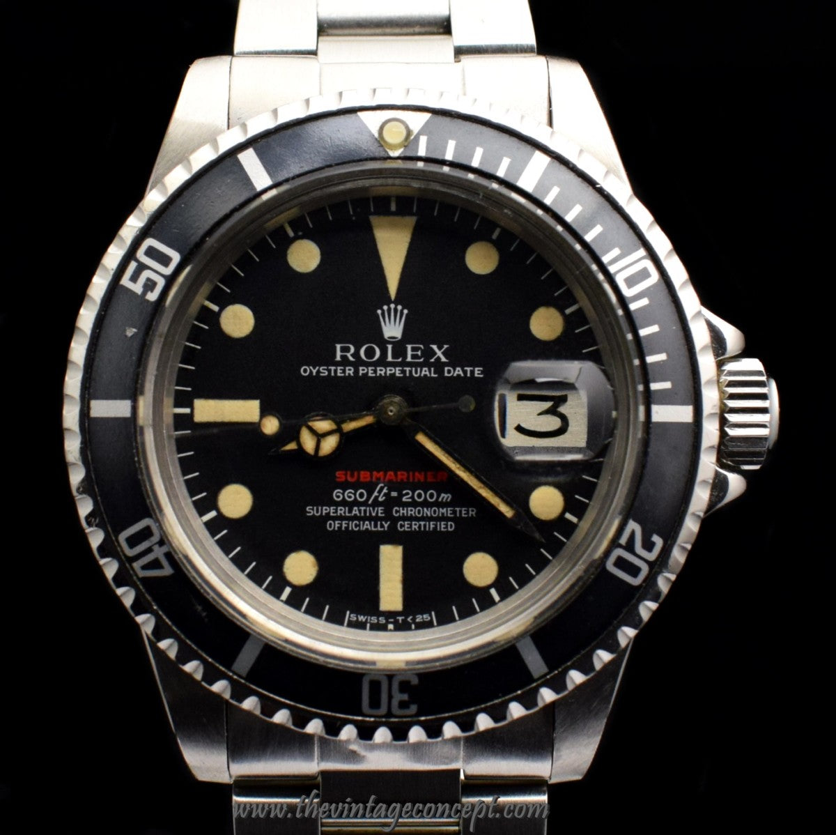 Rolex Submariner Single Red MK IV 1680 w/ Original Paper & Box (SOLD)