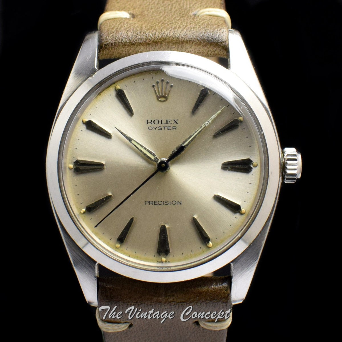 Rolex Oyster Precision Silver Dial Manual Wind 6424 (SOLD)