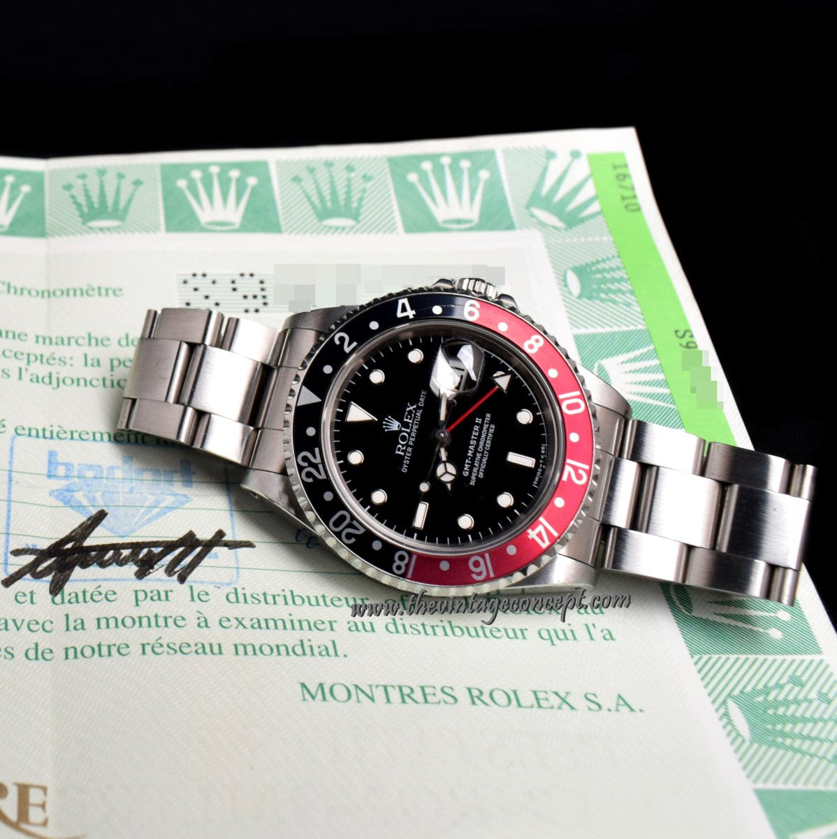 Rolex GMT-Master II Coke 16710 w/ Original Paper (SOLD)