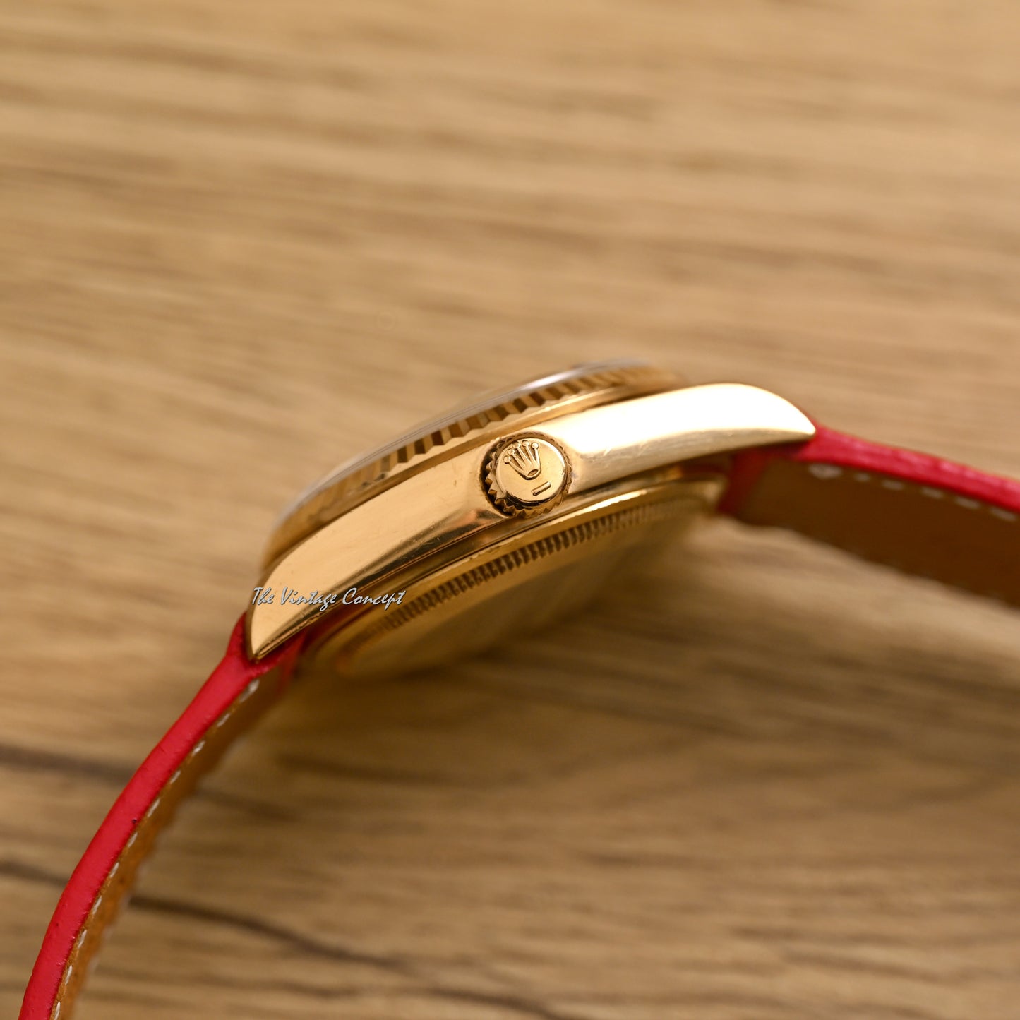 Rolex 18K Yellow Gold Day-Date White Dial with Roman Indexes Ref. 18038