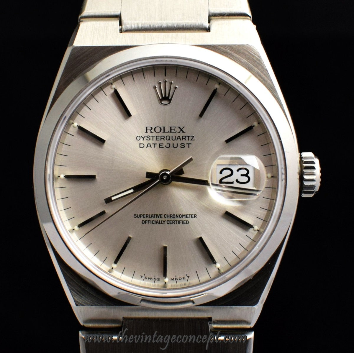 Rolex Oysterquartz Datejust Silver Dial 17000 (SOLD)