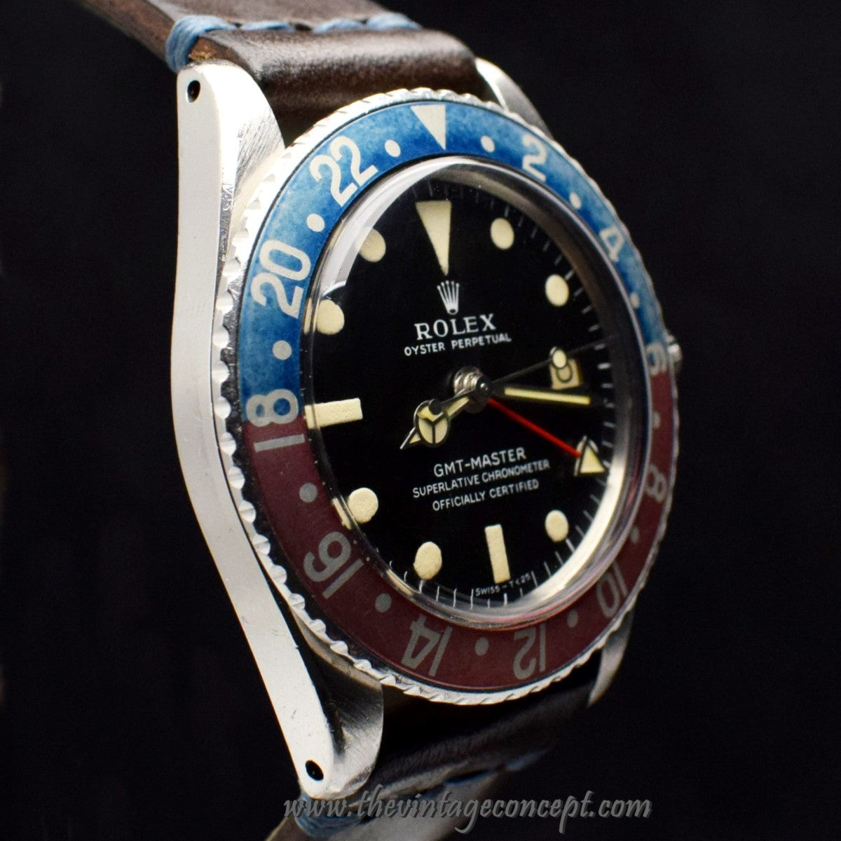 Rolex GMT Master Matte Dial Slightly Tropical 1675 (SOLD)