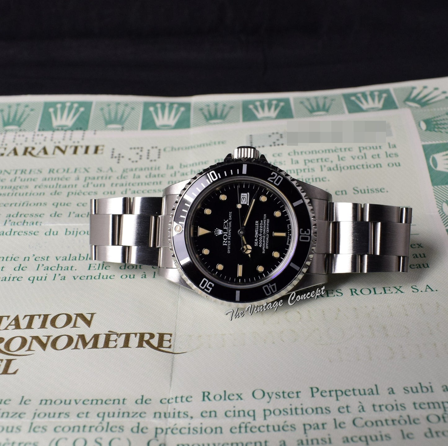 Rolex Sea-Dweller 16600 w/ Original Paper (SOLD)