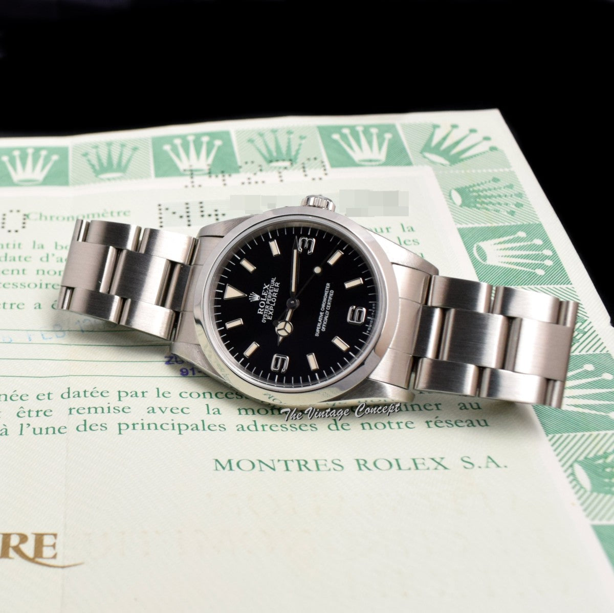 Rolex Explorer I 14270 w/ Original Paper (SOLD)