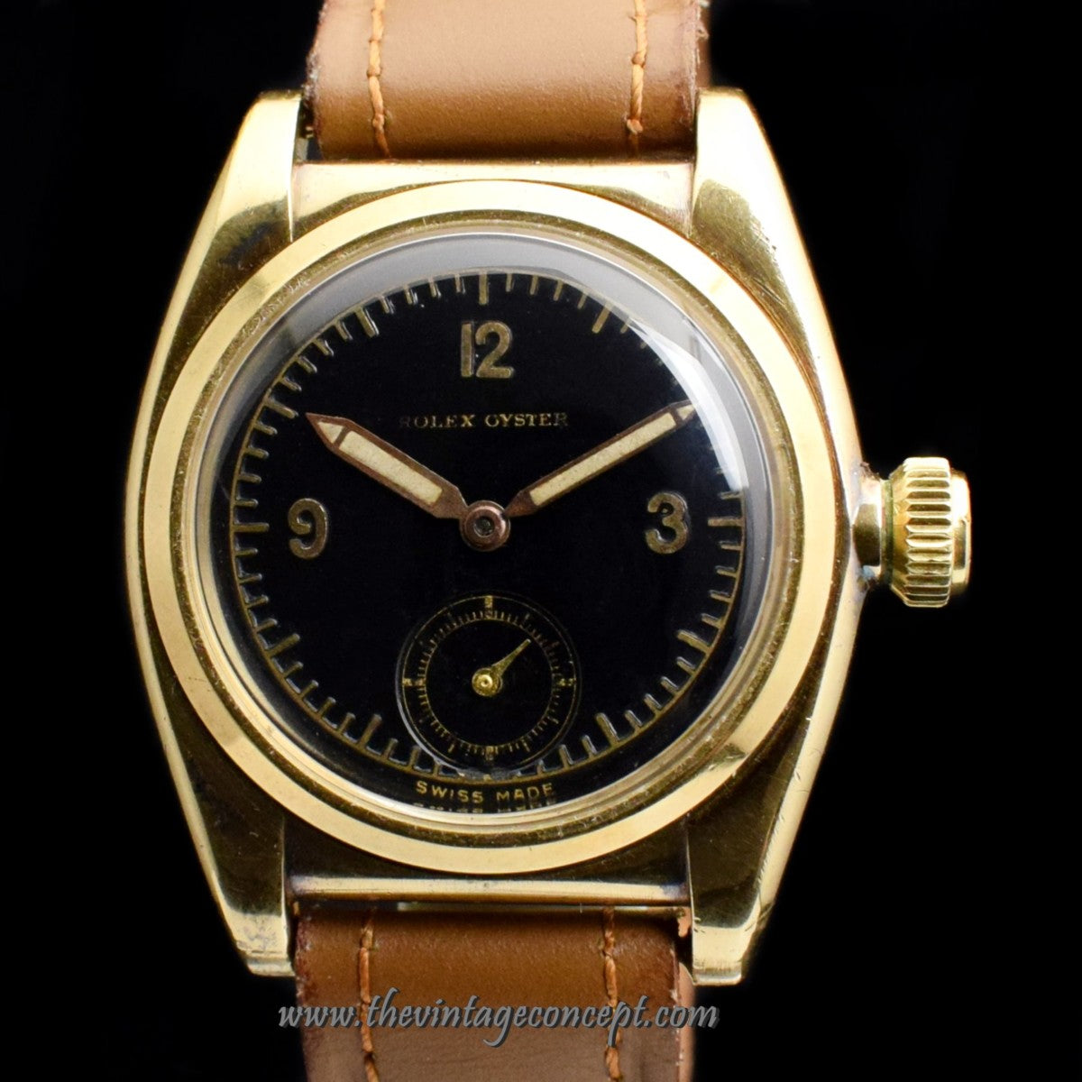 Rolex Oyster 18K YG Gilt Dial Manual Wind (SOLD)