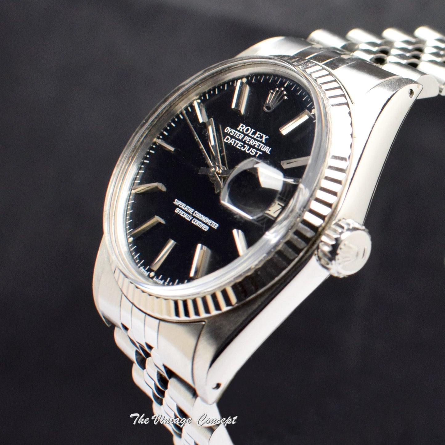 Rolex Datejust Black Dial 16014 (SOLD)