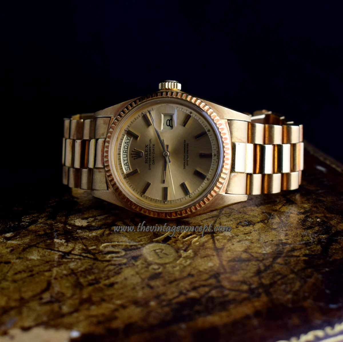 Rolex Day-Date 18K YG Gold Dial 1803 w/ Original Punched Paper (SOLD)