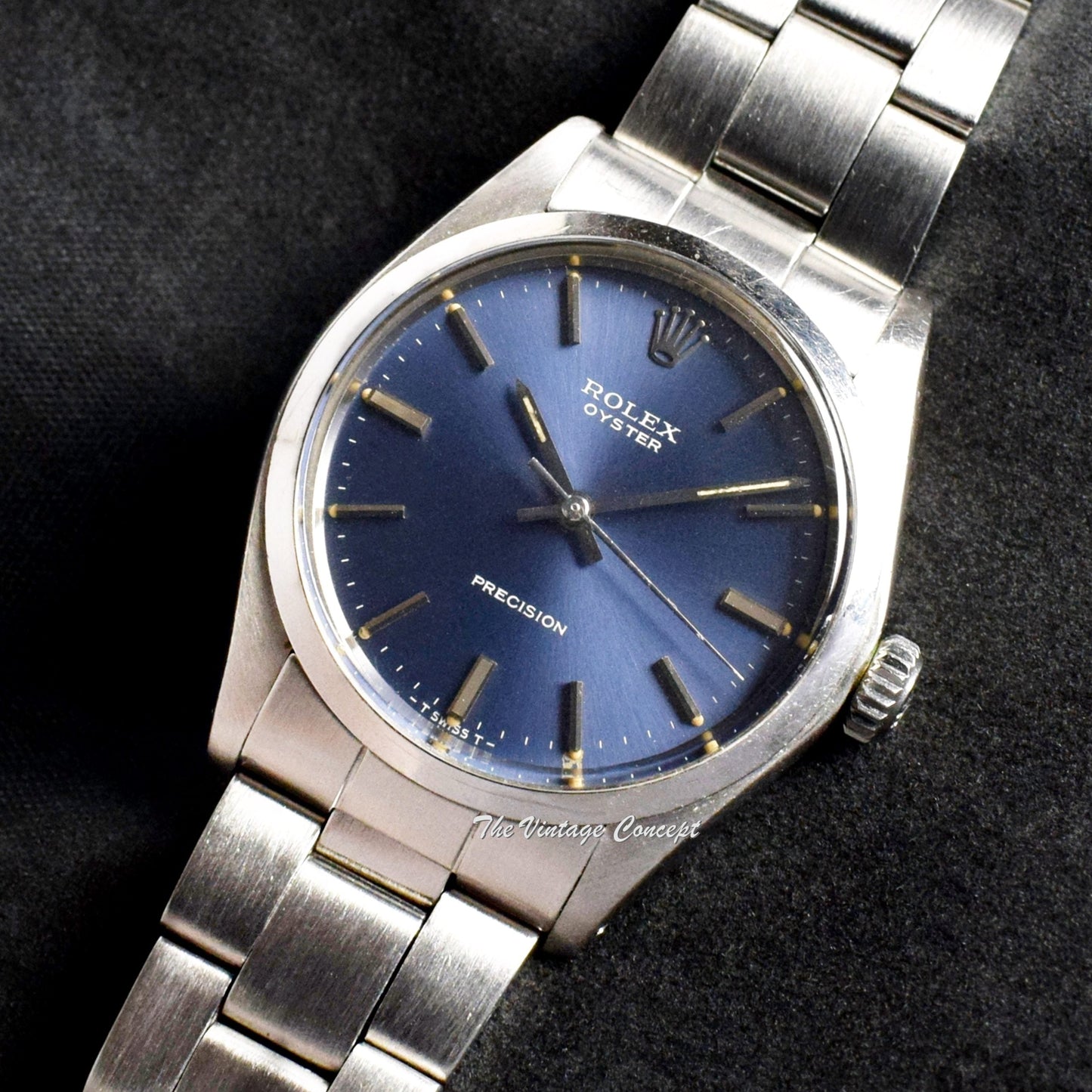 Rolex Oyster Precision Light Purple Blue Dial 6426