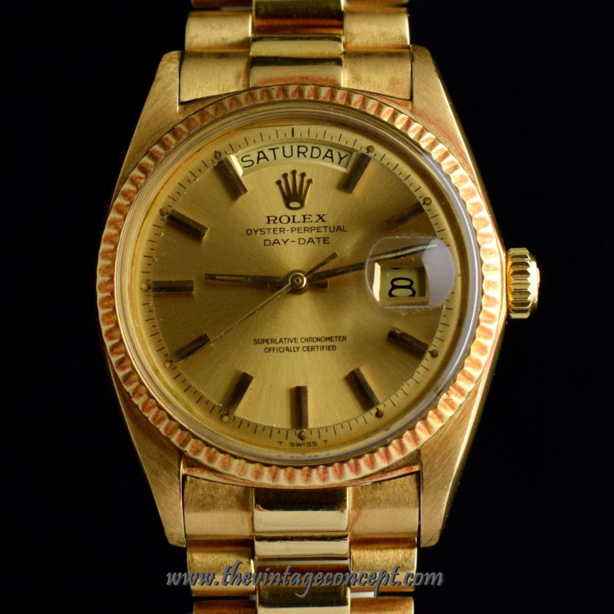 Rolex Day-Date 18K YG Gold Dial 1803 w/ Original Punched Paper (SOLD)