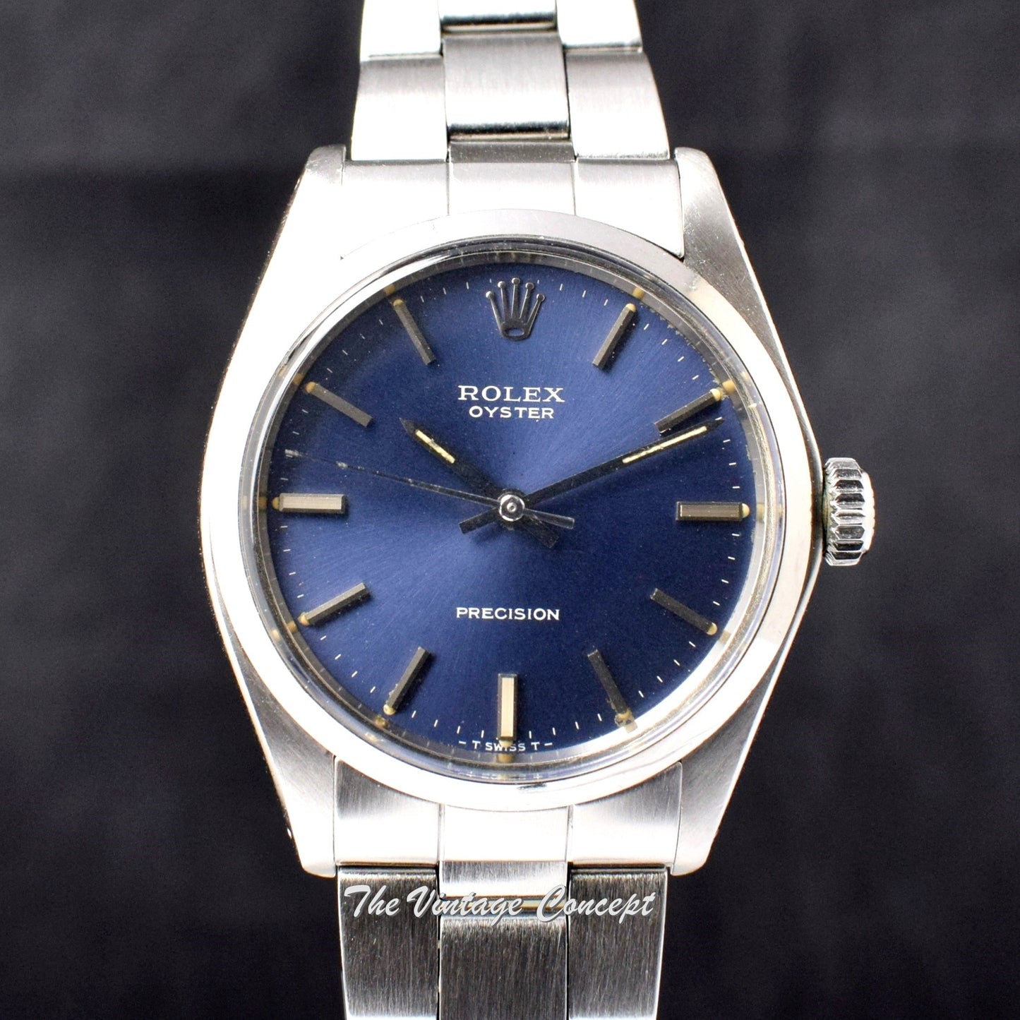 Rolex Oyster Precision Light Purple Blue Dial 6426