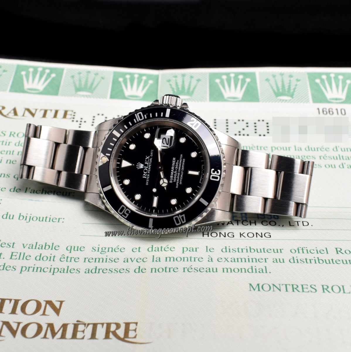 Rolex Submariner 16610 w/ Original Paper (SOLD)