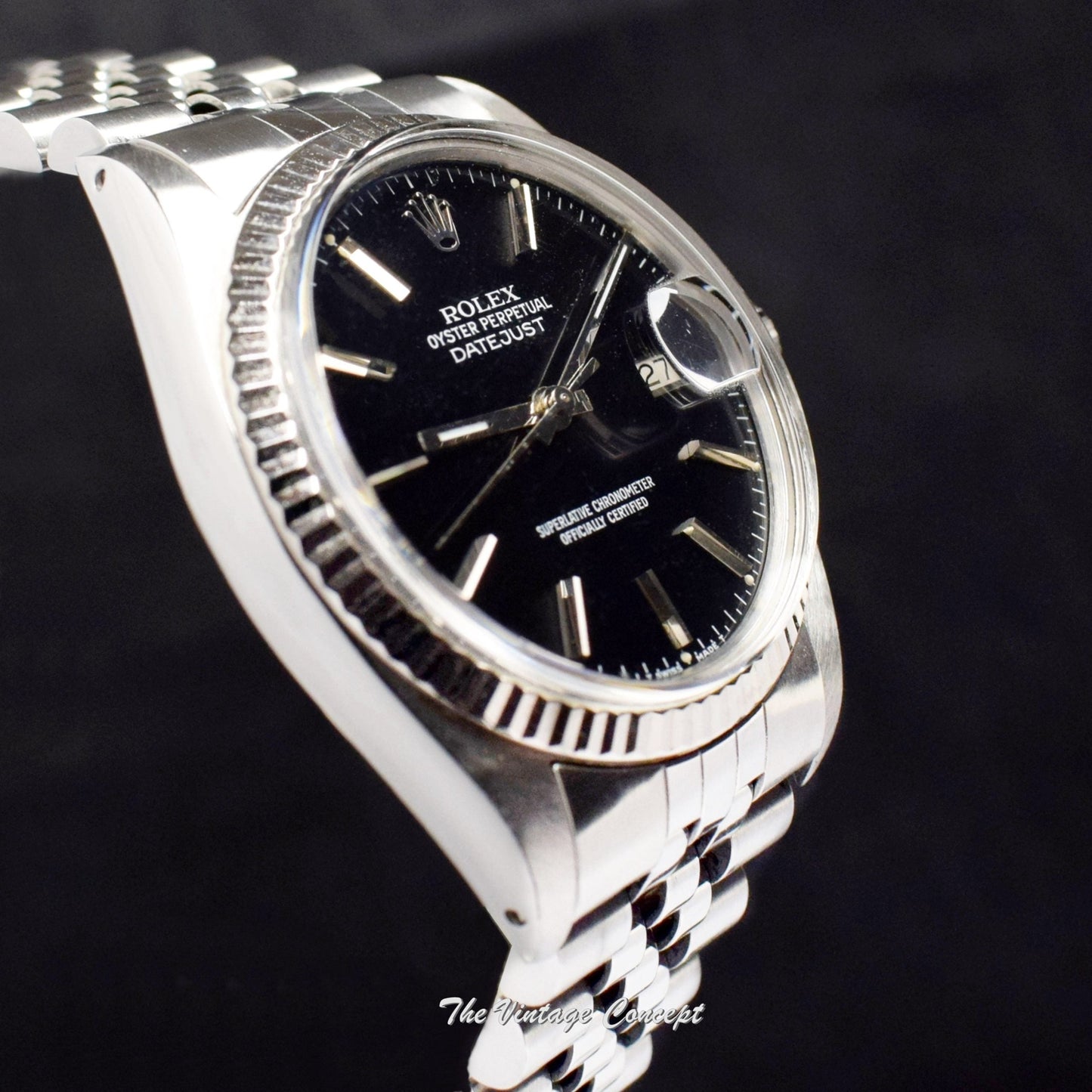 Rolex Datejust Black Dial 16014 (SOLD)