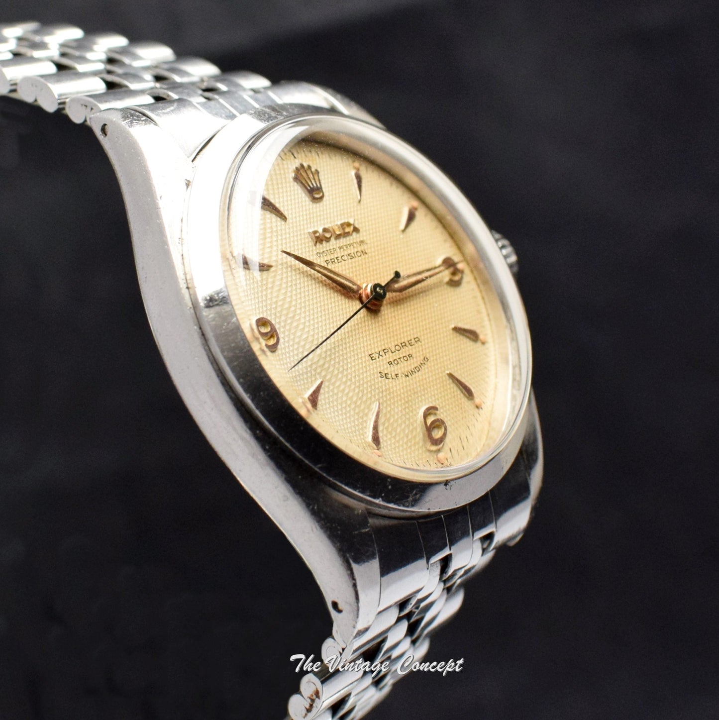 Rolex Explorer Big Bubbleback Honeycomb Creamy Dial 6298 (SOLD)