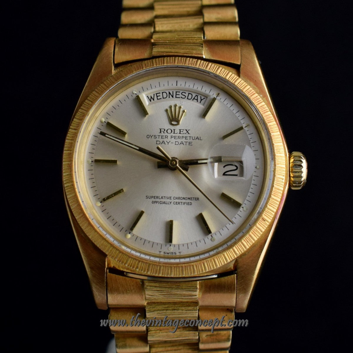 Rolex Day-Date 18K YG Silver Dial 1807 (SOLD)