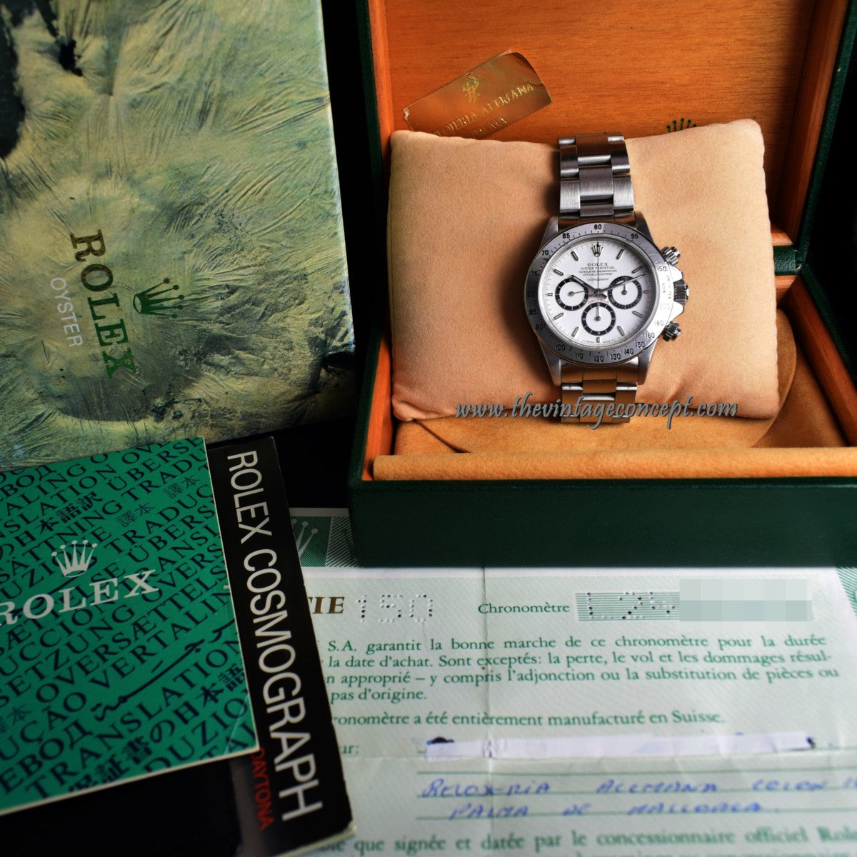 Rolex Daytona White "Floating Dial" 16520 ( Box Set ) (SOLD)