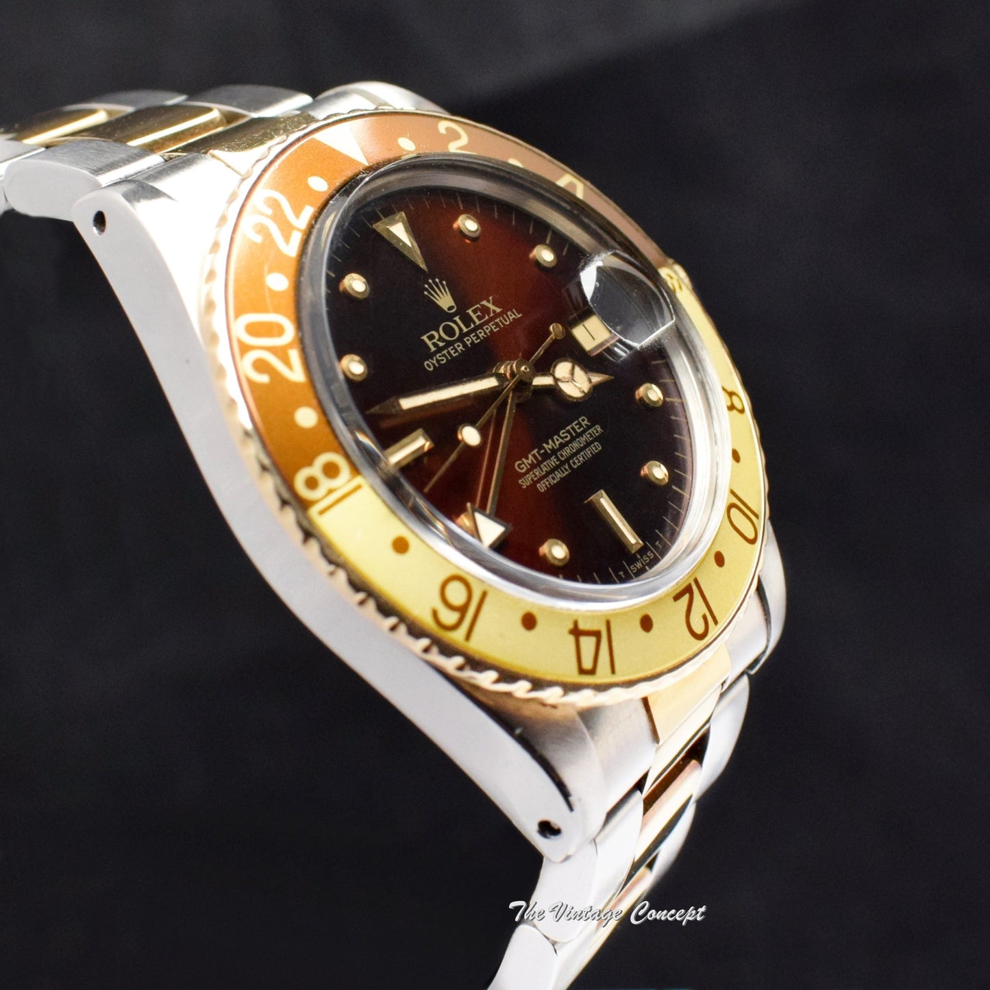 Rolex GMT-Master Root Beer Brown Nipple Dial 16753 (SOLD)